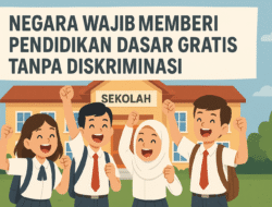 MK Putuskan Pendidikan Dasar di Sekolah Negeri Dan Swasta Wajib Gratis