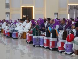 393 Jemaah Haji Gorontalo Kloter 28 UPG Diberangkatkan ke Tanah Suci