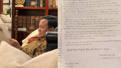 Haru Surat Anak Sekolah Rakyat untuk Presiden Prabowo: “Kami Siap Menjadi Pemuda Generasi Emas”