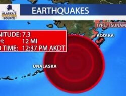 Gempa 7,3 SR Guncang Pantai Alaska, Peringatan Tsunami Dikeluarkan