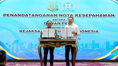 Dewan Pers dan Kejaksaan Teken MoU, Tegaskan Sinergi Lindungi Kemerdekaan Pers