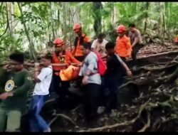 Pendaki Gunung Klabat Tewas Terjatuh ke Jurang, Dievakuasi Basarnas Manado