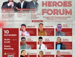 Momentum Hari Pahlawan, The Gorontalo Institute Angkat Kisah Kepahlawanan yang Tersembunyi Melalui Hidden Heroes Forum