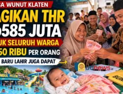 Desa di Klaten Bagi-bagi THR Rp585 Juta untuk Semua Warga, Bayi Baru Lahir Juga Dapat