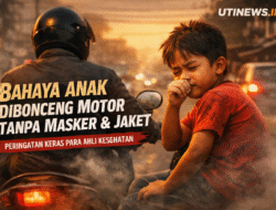 Anak Dibonceng Motor Tanpa Masker dan Jaket, Risiko Kesehatan Mengintai: Ini Analisis Medis dan Peringatan Ahli