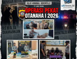 Kilas Kriminal: Operasi Pekat Otanaha I 2026, Polisi Sita Ratusan Botol Miras hingga Amankan Remaja di Sejumlah Wilayah Gorontalo