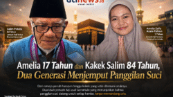 Amelia 17 Tahun dan Kakek Salim 84 Tahun, Dua Generasi Menjemput Panggilan Suci