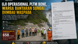 Uji Operasional PLTM Bone, Warga Bantaran Sungai Diimbau Waspada