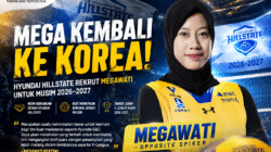Mega Kembali ke Korea! Hyundai Hillstate Rekrut Megawati untuk Musim 2026–2027