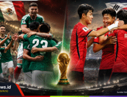 Grup A Mulai Memanas! Meksiko dan Korea Selatan Raih Kemenangan Perdana di Piala Dunia 2026