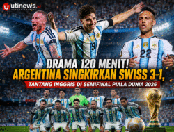 Drama 120 Menit! Argentina Singkirkan Swiss 3-1, Tantang Inggris di Semifinal Piala Dunia 2026